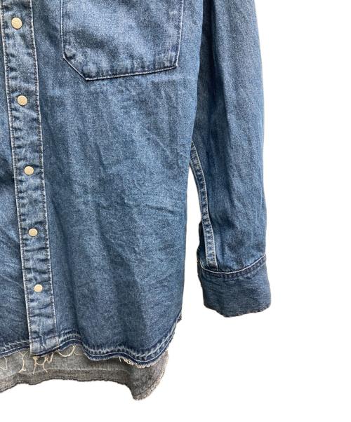 DU JOUR（デュ ジュール）DU JOUR (デュ ジュール) JEAN RODEO SHIRT インディゴ サイズ:表記無しの古着・服飾アイテム