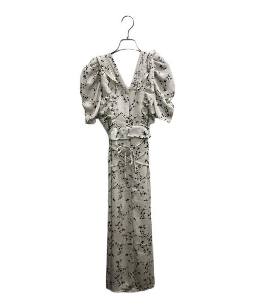 Snidel（スナイデル）Snidel (スナイデル) バリエプリントワンピース ホワイトの古着・服飾アイテム