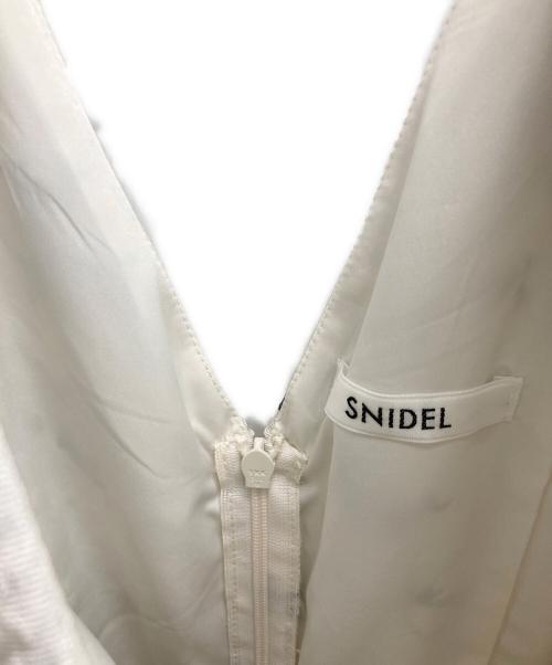 Snidel（スナイデル）Snidel (スナイデル) バリエプリントワンピース ホワイトの古着・服飾アイテム