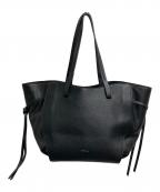 LORISTELLAロリステッラ）の古着「レザートートバッグ」｜ブラック