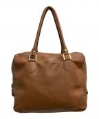 土屋鞄ツチヤカバン）の古着「AGIRレザートートバッグ」｜ブラウン