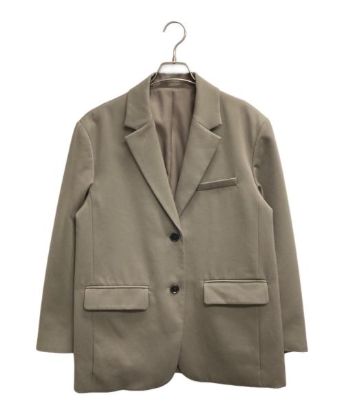 Mila Owen（ミラオーウェン）Mila Owen (ミラオーウェン) オーバーサイズスリットテーラードジャケット グリーン サイズ:ONEの古着・服飾アイテム