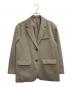 Mila Owen（ミラオーウェン）の古着「オーバーサイズスリットテーラードジャケット」｜グリーン