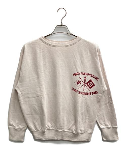 45rpm（45アールピーエム）45rpm (45アールピーエム) スウェット ベージュ サイズ:不明（実寸サイズをご確認ください）の古着・服飾アイテム
