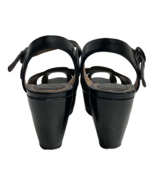 MARNI（マルニ）MARNI (マルニ) ウェッジソールサンダル ブラック サイズ:23の古着・服飾アイテム