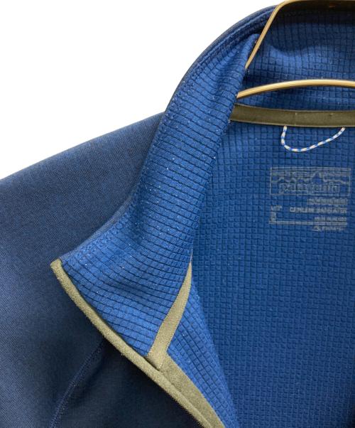 Patagonia（パタゴニア）Patagonia (パタゴニア) キャプリーン・ミッドウェイト・ジップネック ブルー サイズ:Sの古着・服飾アイテム
