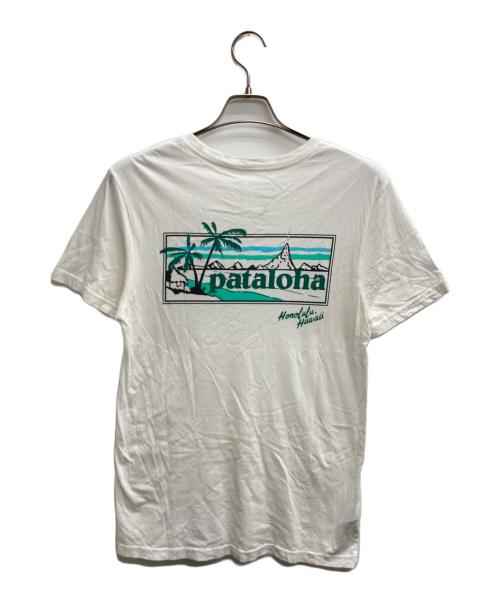 pataloha（パタロハ）pataloha (パタロハ) プリントTシャツ ホワイト サイズ:Sの古着・服飾アイテム