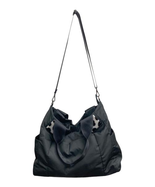 ear PAPILLONNER（イアパピヨネ）ear PAPILLONNER (イアパピヨネ) 2WAYバッグ ブラックの古着・服飾アイテム