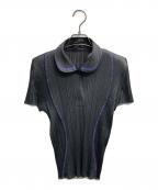 PLEATS PLEASEプリーツプリーズ）の古着「プリーツポロシャツ」｜グレー