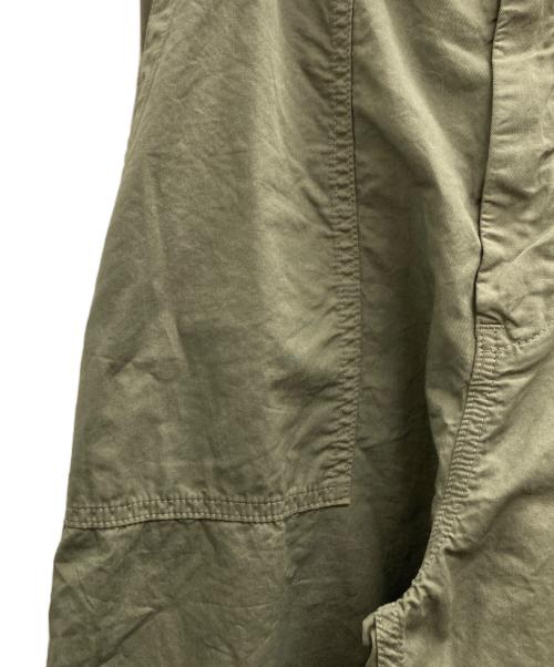 JOHNBULL（ジョンブル）JOHNBULL (ジョンブル) コットンリネンカルゼサスペンダーバックルパンツ カーキ サイズ:Mの古着・服飾アイテム
