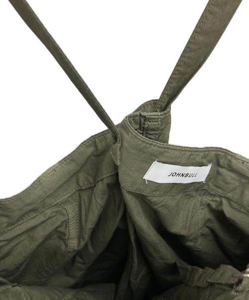 JOHNBULL（ジョンブル）JOHNBULL (ジョンブル) コットンリネンカルゼサスペンダーバックルパンツ カーキ サイズ:Mの古着・服飾アイテム