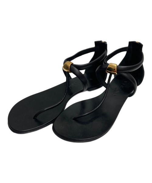 VICINI（ヴィッチーニ）VICINI (ヴィッチーニ) トングサンダル ブラック サイズ:36の古着・服飾アイテム