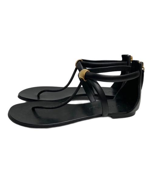 VICINI（ヴィッチーニ）VICINI (ヴィッチーニ) トングサンダル ブラック サイズ:36の古着・服飾アイテム