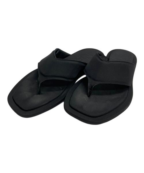 NEOUS（ネオアス）neous (ネオアス) トングサンダル ブラック サイズ:36の古着・服飾アイテム