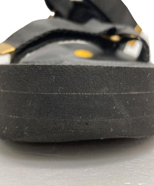 suicoke（スイコック）suicoke (スイコック) 厚底サンダル ブラック サイズ:23cmの古着・服飾アイテム