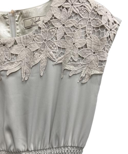 Noela（ノエラ）Noela (ノエラ) パネルレースワンピース ブルー サイズ:Sの古着・服飾アイテム