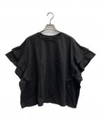 nest Robeネストローブ）の古着「天然染め天竺ラッフルTシャツ」｜グレー