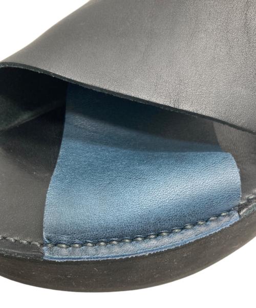 LAD MUSICIAN（ラッドミュージシャン）LAD MUSICIAN (ラッドミュージシャン) 厚底クロスサンダル ネイビー×ブラック サイズ:表記無しの古着・服飾アイテム