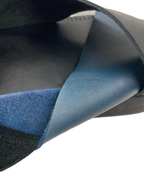 LAD MUSICIAN（ラッドミュージシャン）LAD MUSICIAN (ラッドミュージシャン) 厚底クロスサンダル ネイビー×ブラック サイズ:表記無しの古着・服飾アイテム