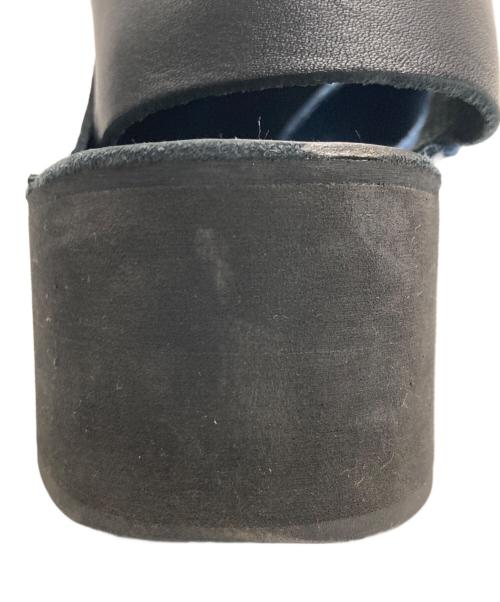 LAD MUSICIAN（ラッドミュージシャン）LAD MUSICIAN (ラッドミュージシャン) 厚底クロスサンダル ネイビー×ブラック サイズ:表記無しの古着・服飾アイテム