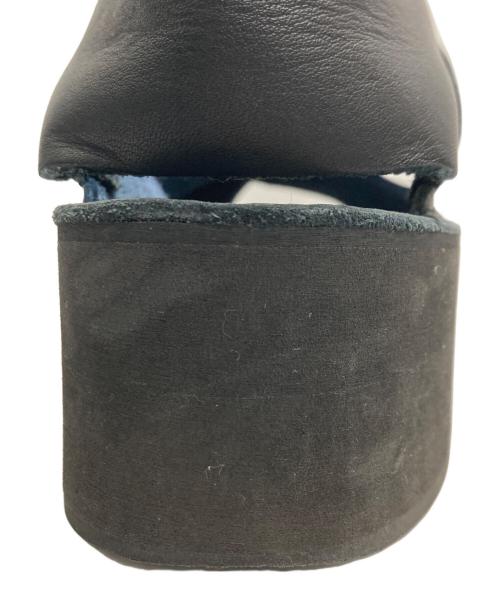 LAD MUSICIAN（ラッドミュージシャン）LAD MUSICIAN (ラッドミュージシャン) 厚底クロスサンダル ネイビー×ブラック サイズ:表記無しの古着・服飾アイテム