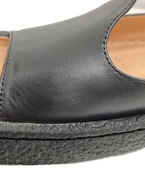 MOHI（モヒ）MOHI (モヒ) アンクルストラップサンダル ブラック サイズ:24cmの古着・服飾アイテム