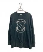 NUMBER (N)INEナンバーナイン）の古着「エンブレムL/S TEE」｜ブラック
