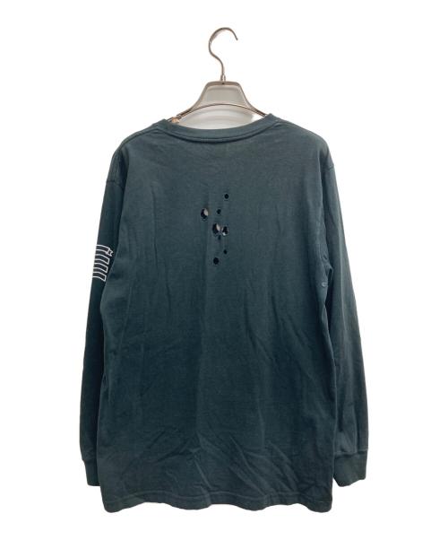 NUMBER (N)INE（ナンバーナイン）NUMBER (N)INE (ナンバーナイン) エンブレムL/S TEE ブラック サイズ:4の古着・服飾アイテム