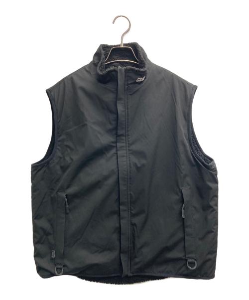 Abu Garcia（アブガルシア）Abu Garcia (アブガルシア) 3Layer Reversible Fleece Vest ブラック サイズ:Mの古着・服飾アイテム