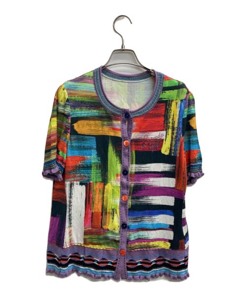 伊太利屋（イタリヤ）伊太利屋 (イタリヤ) カーディガン マルチカラー サイズ:13の古着・服飾アイテム