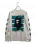 A BATHING APE (ア ベイシング エイプ) バックプリントL/S TEE ホワイト サイズ:M：5000円
