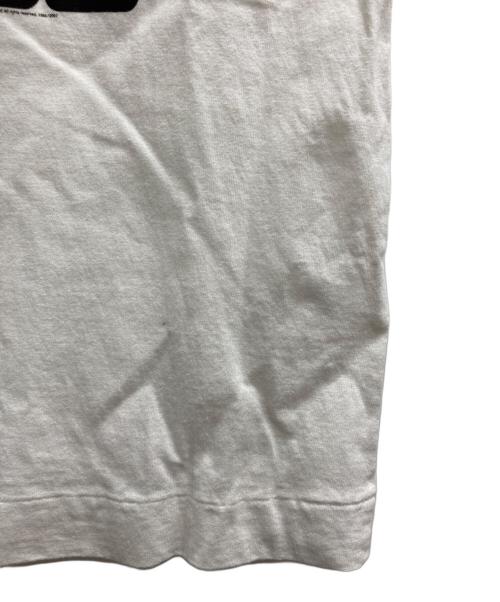 A BATHING APE（ア ベイシング エイプ）A BATHING APE (ア ベイシング エイプ) リンガーTシャツ ホワイト×レッド サイズ:Sの古着・服飾アイテム