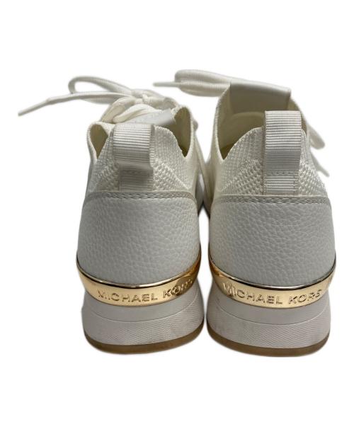 MICHAEL KORS（マイケル・コース）MICHAEL KORS (マイケルコース) MKロゴスニーカー ホワイト サイズ:6Mの古着・服飾アイテム