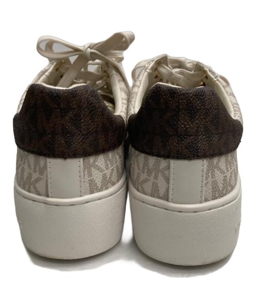 MICHAEL KORS（マイケル・コース）MICHAEL KORS (マイケルコース) 総柄ローカットスニーカー アイボリー サイズ:7Mの古着・服飾アイテム