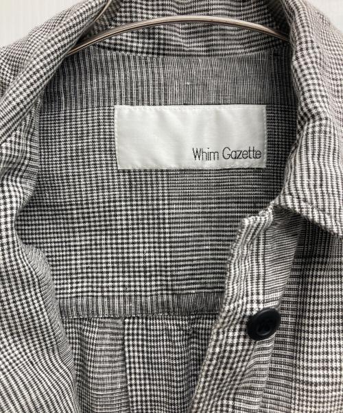 Whim Gazette（ウィムガゼット）Whim Gazette (ウィムガゼット) シャツジャケット グレー サイズ:Freeの古着・服飾アイテム