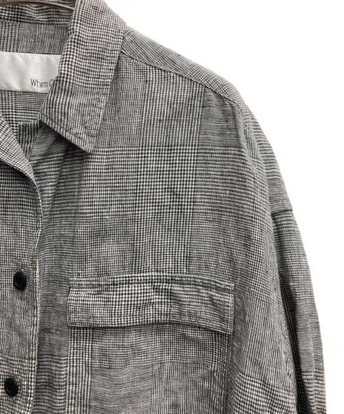 Whim Gazette（ウィムガゼット）Whim Gazette (ウィムガゼット) シャツジャケット グレー サイズ:Freeの古着・服飾アイテム