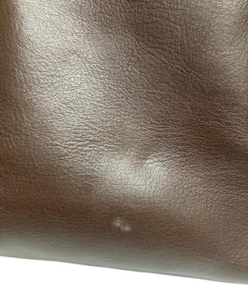 COACH（コーチ）COACH (コーチ) ミニボストンバッグ ブラウン×ネイビーの古着・服飾アイテム