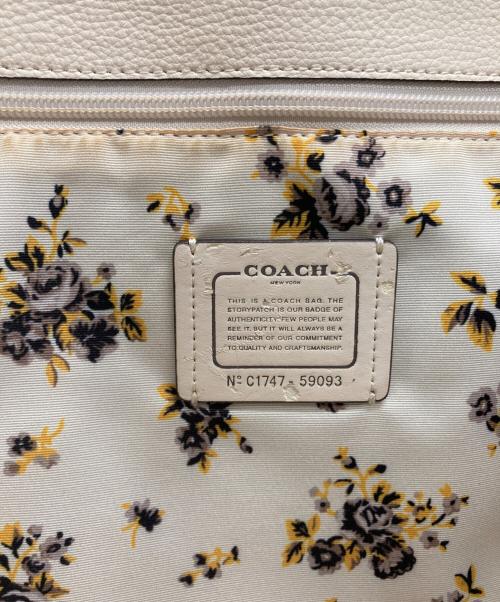 COACH（コーチ）COACH (コーチ) トートバッグ アイボリーの古着・服飾アイテム