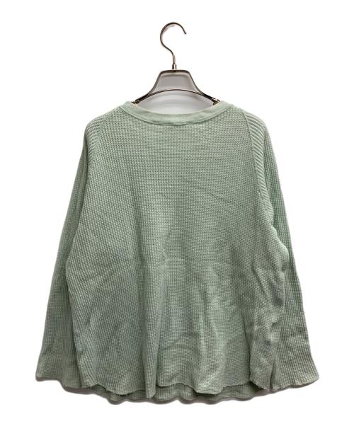 UNUSED（アンユーズド）UNUSED (アンユーズド) サーマルカットソー グリーンの古着・服飾アイテム