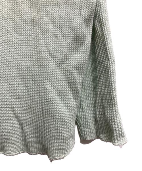 UNUSED（アンユーズド）UNUSED (アンユーズド) サーマルカットソー グリーンの古着・服飾アイテム