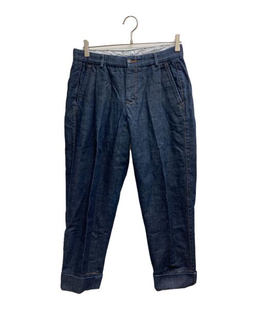 AVEC CES FRERES BY ART COMES FIRST（アヴェック セ フレール アート カムズ ファースト）AVEC CES FRERES BY ART COMES FIRST (アヴェック セ フレール アート カムズ ファースト) デニムパンツ インディゴ サイズ:不明（実寸サイズをご確認ください）の古着・服飾アイテム