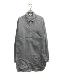 JIL SANDER（ジルサンダー）の古着「プルオーバーロングシャツ」｜グレー
