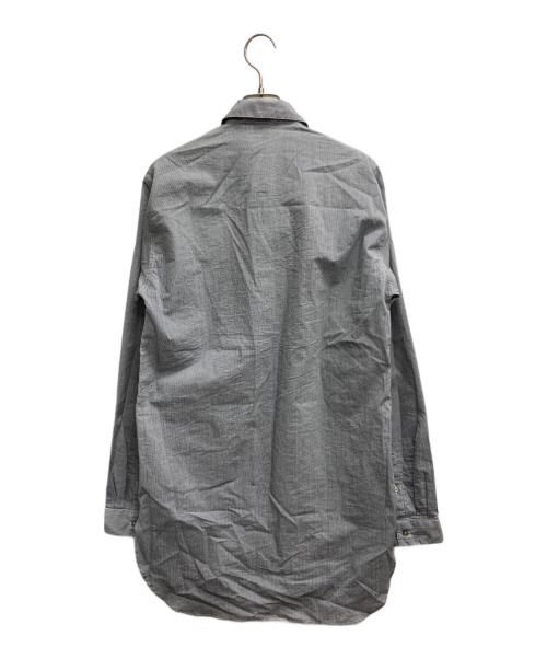 JIL SANDER（ジルサンダー）JIL SANDER (ジルサンダー) プルオーバーロングシャツ グレー サイズ:39の古着・服飾アイテム