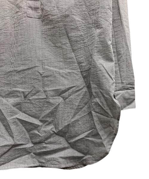 JIL SANDER（ジルサンダー）JIL SANDER (ジルサンダー) プルオーバーロングシャツ グレー サイズ:39の古着・服飾アイテム