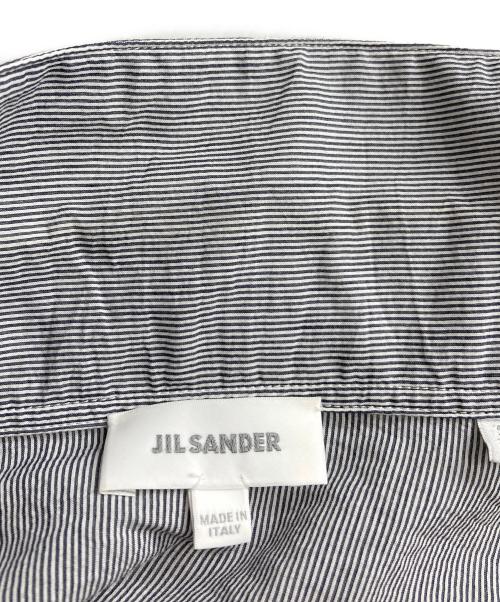 JIL SANDER（ジルサンダー）JIL SANDER (ジルサンダー) プルオーバーロングシャツ グレー サイズ:39の古着・服飾アイテム