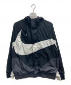 NIKEナイキ）の古着「WOVEN SWOOSH LND JKT」｜ブラック