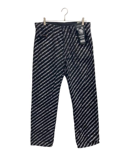 DIESEL（ディーゼル）DIESEL (ディーゼル) D-MACS-SPジーンズ ブラック×ホワイト サイズ:81cm（W32）の古着・服飾アイテム