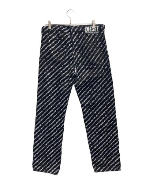 DIESEL（ディーゼル）DIESEL (ディーゼル) D-MACS-SPジーンズ ブラック×ホワイト サイズ:81cm（W32）の古着・服飾アイテム