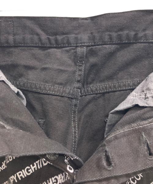 DIESEL（ディーゼル）DIESEL (ディーゼル) D-MACS-SPジーンズ ブラック×ホワイト サイズ:81cm（W32）の古着・服飾アイテム