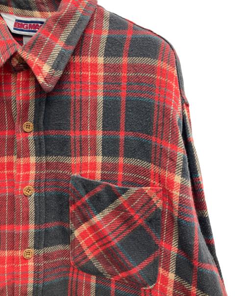 big mac（ビッグマック）BIG MAC (ビッグマック) 80’Sチェックネルシャツ レッド サイズ:Lの古着・服飾アイテム